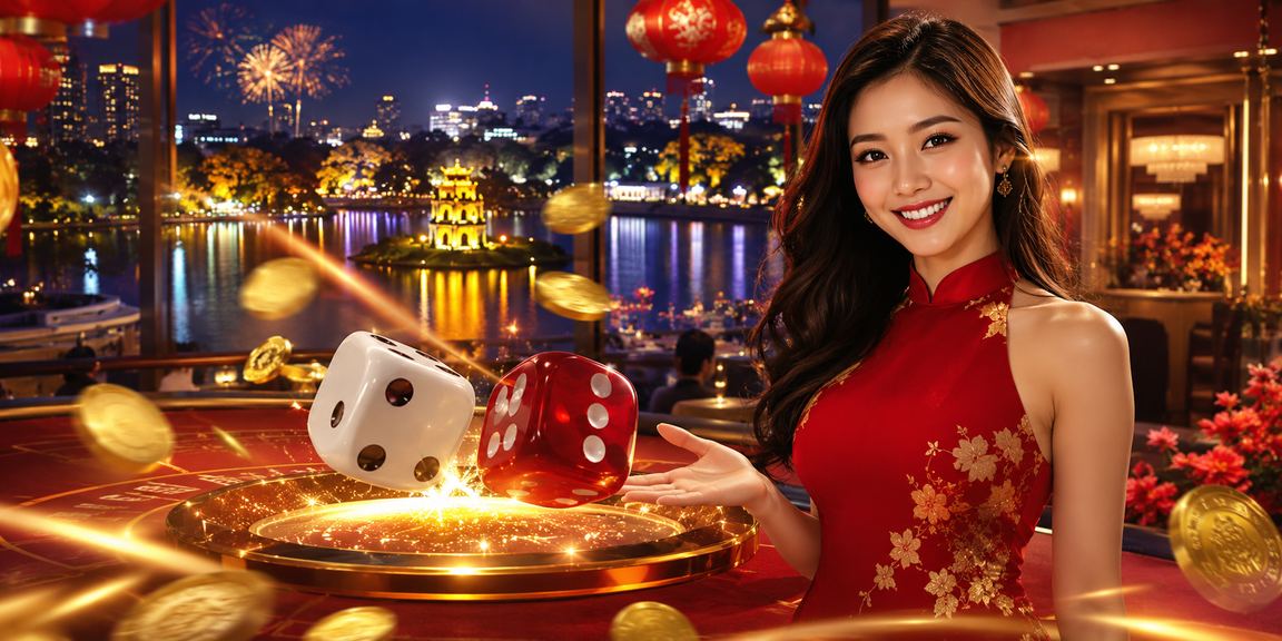 Xúc xắc Tài Xỉu trong không khí lễ hội Tết tại Hà Nội – biểu tượng kèo phổ biến