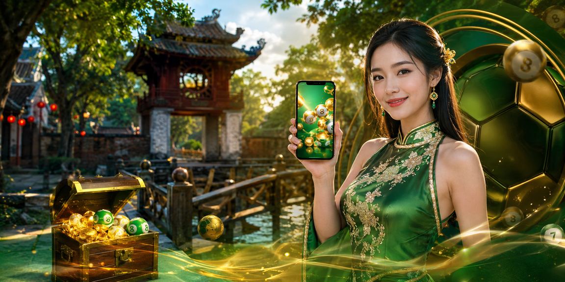 Người mẫu Việt Nam cầm vé xổ số tại Hà Nội – liên tưởng đến kèo số nhanh